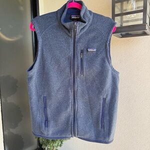 Patagonia Better Sweater Blue Vest Size Large